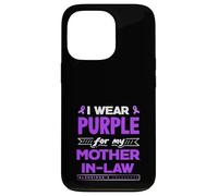 Je Porte du Violet pour sensibiliser ma Belle-mère à la maladie d'Alzheimer Coque pour iPhone 13 Pro