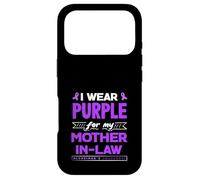Je Porte du Violet pour sensibiliser ma Belle-mère à la maladie d'Alzheimer Coque pour iPhone 17 Pro