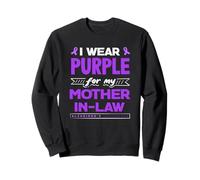 Je Porte du Violet pour sensibiliser ma Belle-mère à la maladie d'Alzheimer Sweatshirt