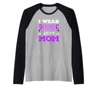 Je Porte du Violet pour sensibiliser ma mère à la maladie d'Alzheimer Manche Raglan