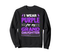 Je Porte du Violet pour sensibiliser ma Petite-Fille à la maladie d'Alzheimer Sweatshirt