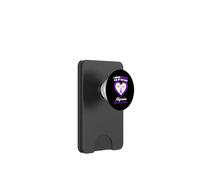 Je Porte du Violet pour sensibiliser Mon frère à la migraine PopSockets PopWallet pour MagSafe