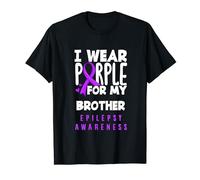 Je porte du violet pour sensibiliser mon frère à l'épilepsie T-Shirt
