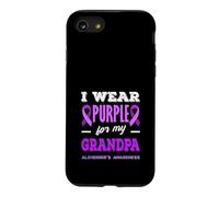 Je Porte du Violet pour sensibiliser Mon Grand-père à la maladie d'Alzheimer Coque pour iPhone SE (2020) / 7/8