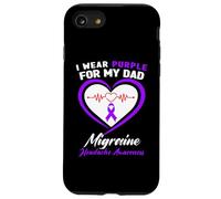 Je Porte du Violet pour sensibiliser Mon père à la migraine Coque pour iPhone SE (2020) / 7/8