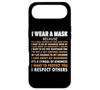 Je Porte Un Masque Parce Que Je respecte Les Autres, la Conscience Sociale Coque pour iPhone Air