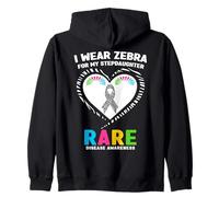 Je Porte Un zèbre pour ma Belle-Fille Journée des Maladies rares 2026 Sweat à Capuche