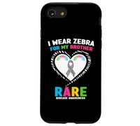 Je Porte Un zèbre pour sensibiliser Mon frère aux Maladies rares Coque pour iPhone SE (2020) / 7/8