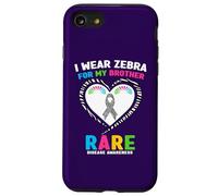 Je Porte Un zèbre pour sensibiliser Mon frère aux Maladies rares Coque pour iPhone SE (2020) / 7/8