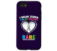 Je Porte Un zèbre pour sensibiliser Mon frère aux Maladies rares Coque pour iPhone SE (2020) / 7/8