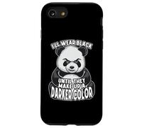 Je porterai du Noir jusqu'à ce qu'ils forment Un Ours Panda de Couleur Plus foncée Coque pour iPhone SE (2020) / 7/8
