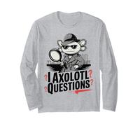 Je Pose des Questions à Axolotl pour Enfants, Filles, Tout-Petits, Hommes et Adultes Manche Longue
