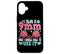 Je possède un 9 mm et je sais comment l'utiliser Coque pour iPhone 16 Plus
