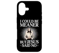 Je pourrais être Plus méchant, mais Jésus a Dit qu'il n'y Avait Pas d'humour chrétien Coque pour iPhone 17