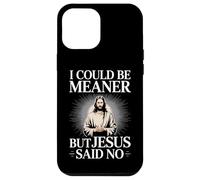 Je pourrais être Plus méchant, mais Jésus a Dit qu'il n'y Avait Pas d'humour chrétien Coque pour iPhone 12 Pro Max