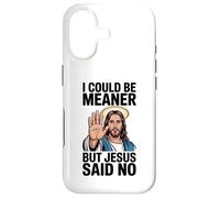 Je pourrais être Plus méchante mais Jésus a Dit qu'il n'y Avait Pas de Bible Coque pour iPhone 17