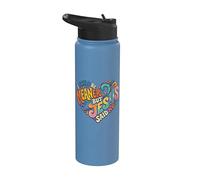 Je pourrais être plus méchante mais Jésus a dit qu'il n'y avait pas de chrétien rétro drôle Stainless Steel Insulated Water Bottle