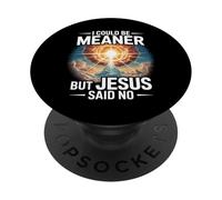Je pourrais être Plus méchante mais Jésus n'a Pas Dit de Bible drôle PopSockets PopGrip Adhésif
