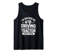 Je préfère Conduire Mon Tracteur en ce Moment Farmer Life Débardeur