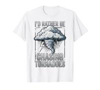 Je préfère Courir après Tornadoes Storm Chaser Weather T-Shirt Graphique avec Valeur