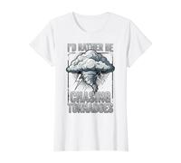 Je préfère Courir après Tornadoes Storm Chaser Weather T-Shirt Graphique avec Valeur