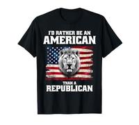 Je préfère être américain plutôt qu'un républicain Pro-démocrate T-Shirt