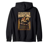 Je préfère être Horsing Hobby Horsing Federation Sweat à Capuche