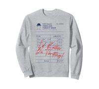 Je préfère être Thrifting reçu J'aime Thrifting Sweatshirt