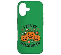 Je préfère Halloween Jack O Lantern de Noël pour Femmes, Hommes et Enfants Coque pour iPhone 17