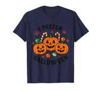 Je préfère Halloween Jack O Lantern de Noël pour Femmes, Hommes et Enfants T-Shirt