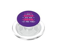 Je préfère Juste Rester avec Mon Cheval et Puis voilà PopSockets PopGrip pour MagSafe