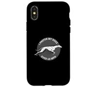Je préfère Mes Chiens de Plus de 40 MPH Greyhound Coque pour iPhone X/XS