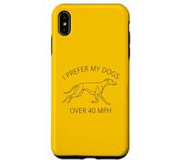 Je préfère Mes Chiens de Plus de 40 MPH Greyhound Coque pour iPhone XS Max