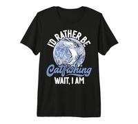 Je préfère pêcher au Chat, attends, Je suis Le Poisson-Chat T-Shirt Haut de Gamme