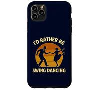 Je préfèrerais Danser Le Swing, Le Lindy hop drôle et rétro Coque pour iPhone 11 Pro Max
