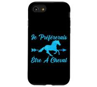 Je Préférerais Être À Cheval Cavalier Passion Équitation Coque pour iPhone SE (2020) / 7/8