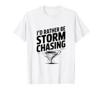 Je préfèrerais être à la Poursuite de Storm T-Shirt Graphique avec Valeur