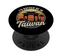 Je préfèrerais être à Taiwan PopSockets PopGrip Adhésif