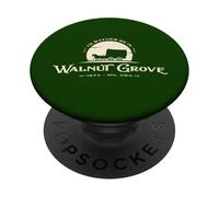 Je préfèrerais être à Walnut Grove, Minnesota, États-Unis, Prairie Wagon PopSockets PopGrip Adhésif