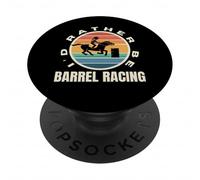 Je préfèrerais être Barrel Racing Funny Barrel Racer PopSockets PopGrip Adhésif