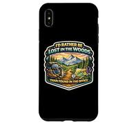 Je préfèrerais être Perdu dans Les Bois plutôt Que trouvé au Bureau Coque pour iPhone XS Max