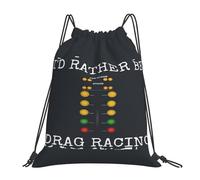 Je Préférerais Faire Des Courses De Dragsters Unisexe Sac À Cordon Grand Sac À Dos À Cordon Étanche Gym Sack Pour Piscine Gymnastique Voyage