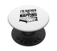 Je préfèrerais Faire la Sieste avec Funny Sleep Lover PopSockets PopGrip Adhésif