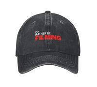 Je préférerais Filmer Casquette de Baseball Casquette de Baseball Casquette de Sport de Plage Casquette de Luxe pour Hommes et Femmes en Coton, pour Toutes Les Saisons