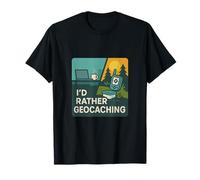Je Préfèrerais Geocaching Nature T-Shirt