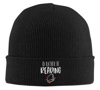 Je préférerais Lire Livre Chapeau tricoté Hiver drôle Bonnet pour Hommes Femmes Mignon Tricot Casquette Priny