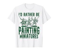 Je préfèrerais Peindre des Figurines | Wargaming Hobby T-Shirt