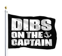 Je Prends Le Capitaine Décoration Bannière 90X150Cm Décoratif Suspendre Bannière Cour Drapeaux Pour Fêtes Chambres Clubs