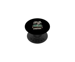 Je Prends Les Coups Faciles Et La Stratégie Billard PopSockets PopGrip Adhésif