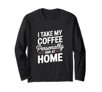 Je prends mon café personnellement et je prépare du café à la maison Manche Longue